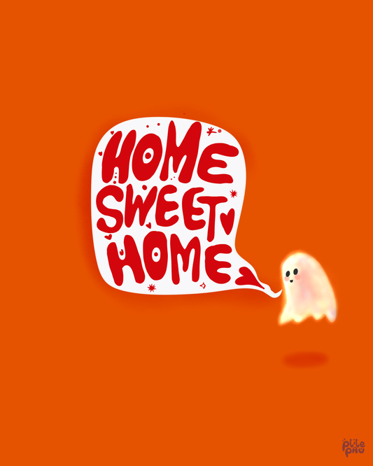 Home Sweet Home / Affiche illustrée