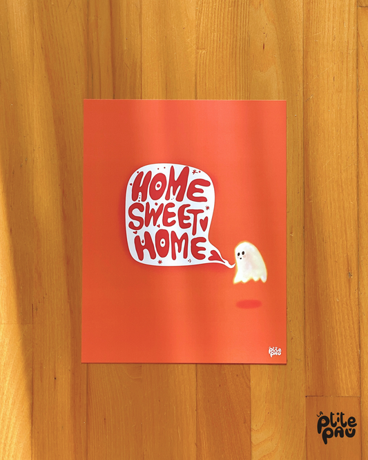 Home Sweet Home / Affiche illustrée