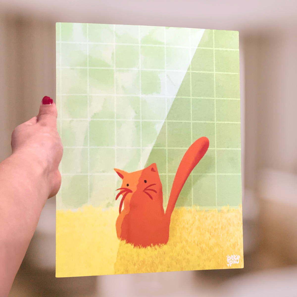 Little cat / Illustrated poster