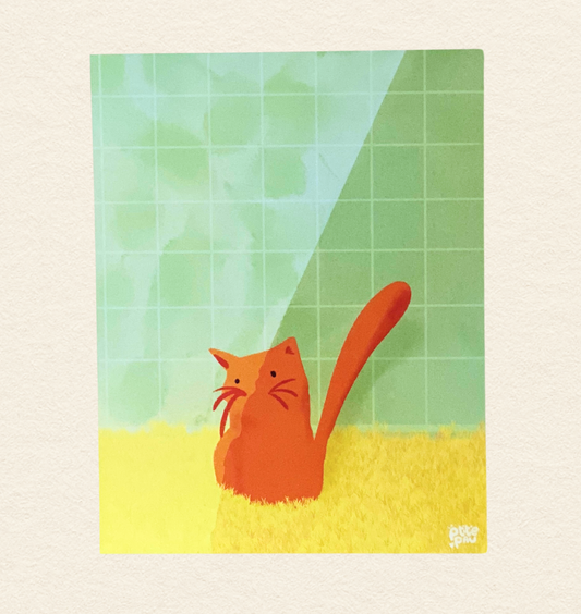 Ptit chat / Affiche illustrée