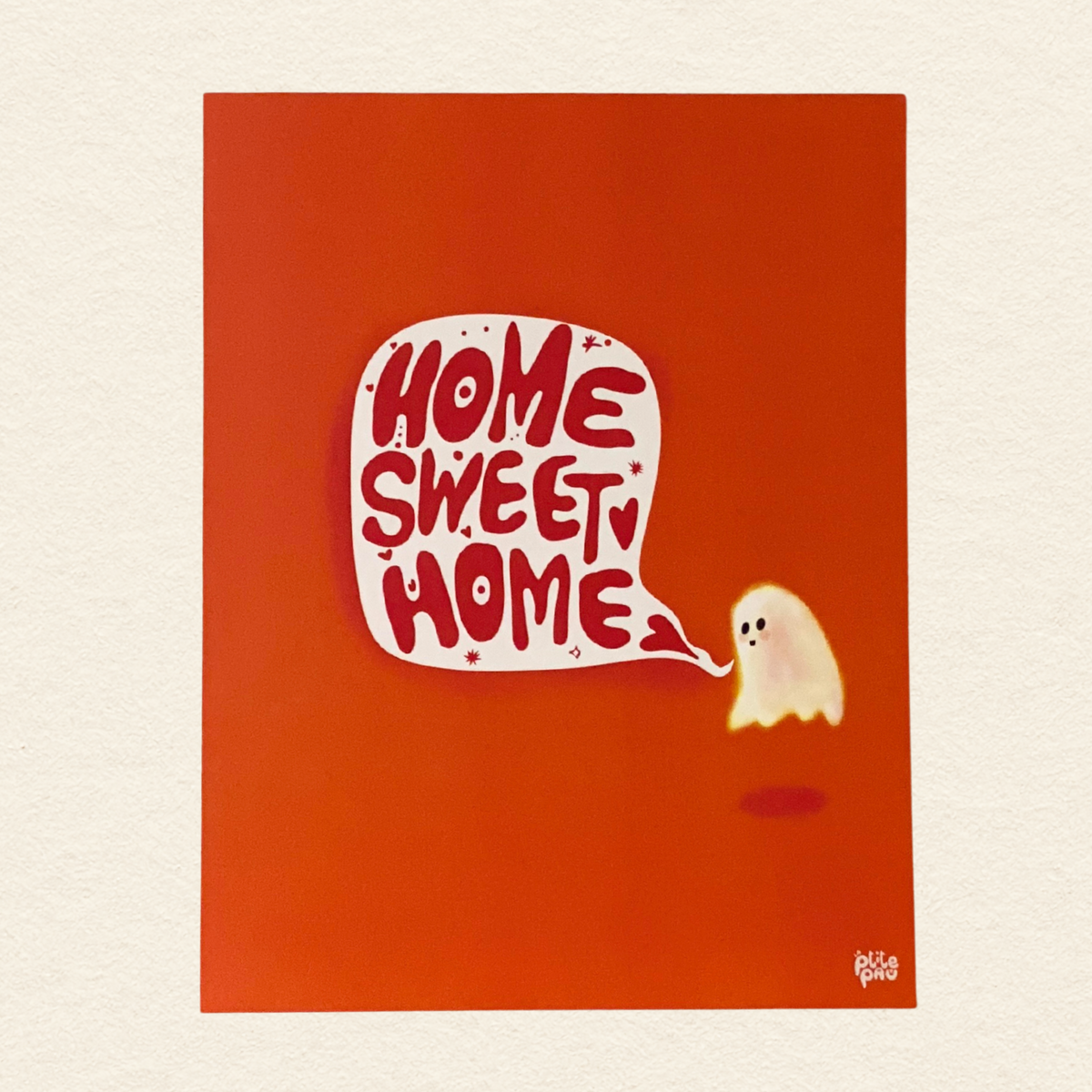 Home Sweet Home / Illustrated Poster