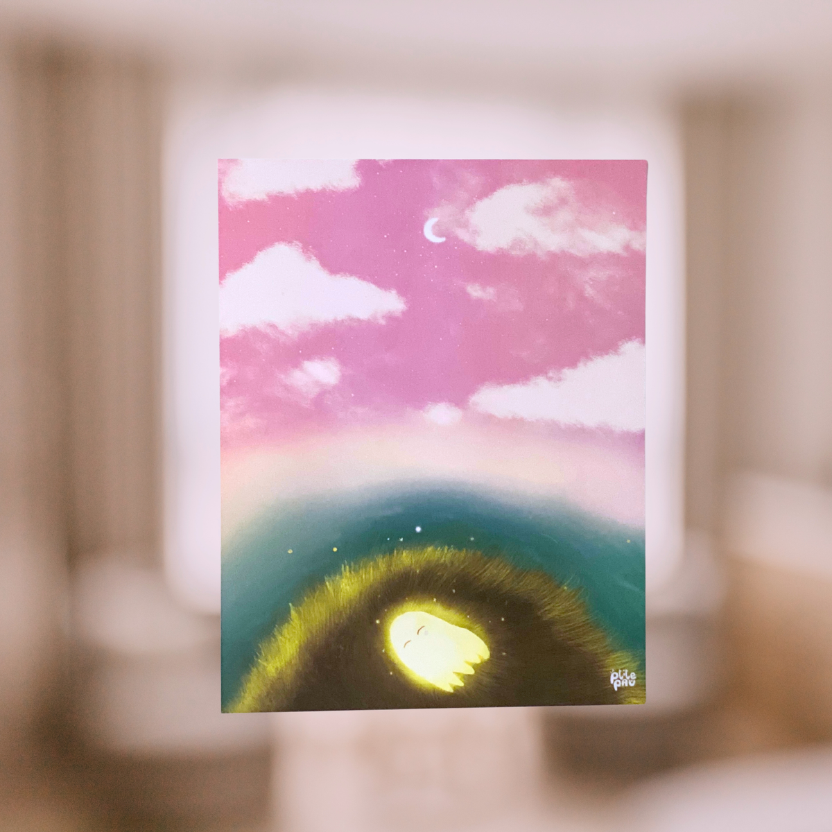 Just Before Nightfall / Illustrated poster